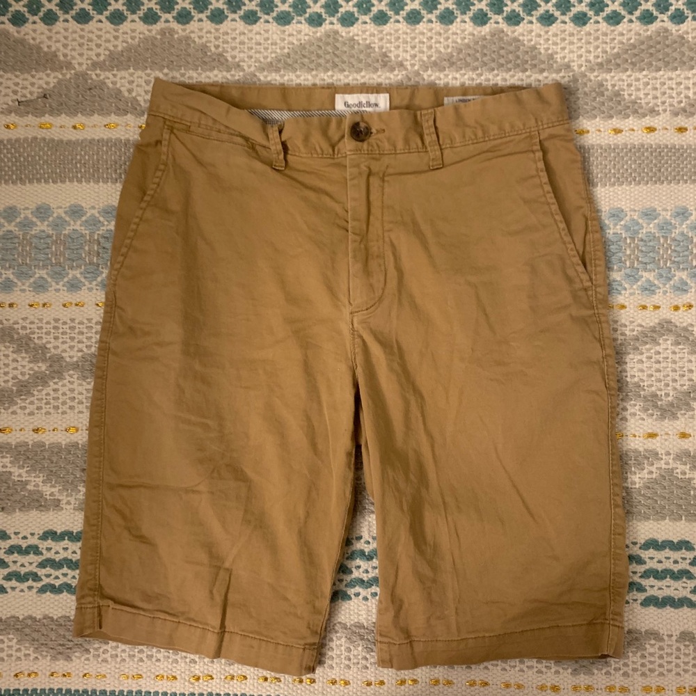 Tan shorts by Goodfellow